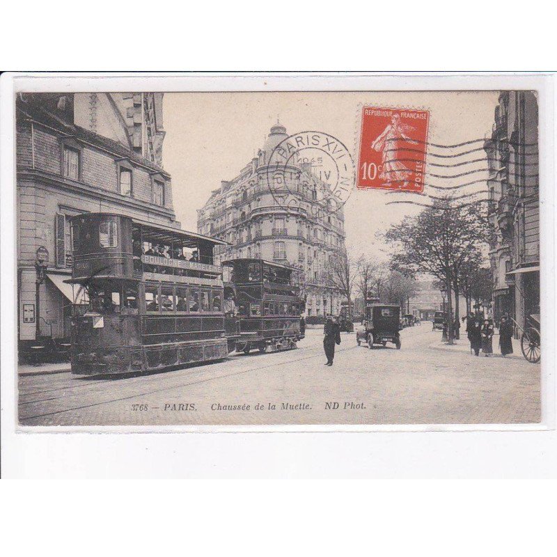 PARIS: 75016 chaussée de la muette, tramway - très bon état