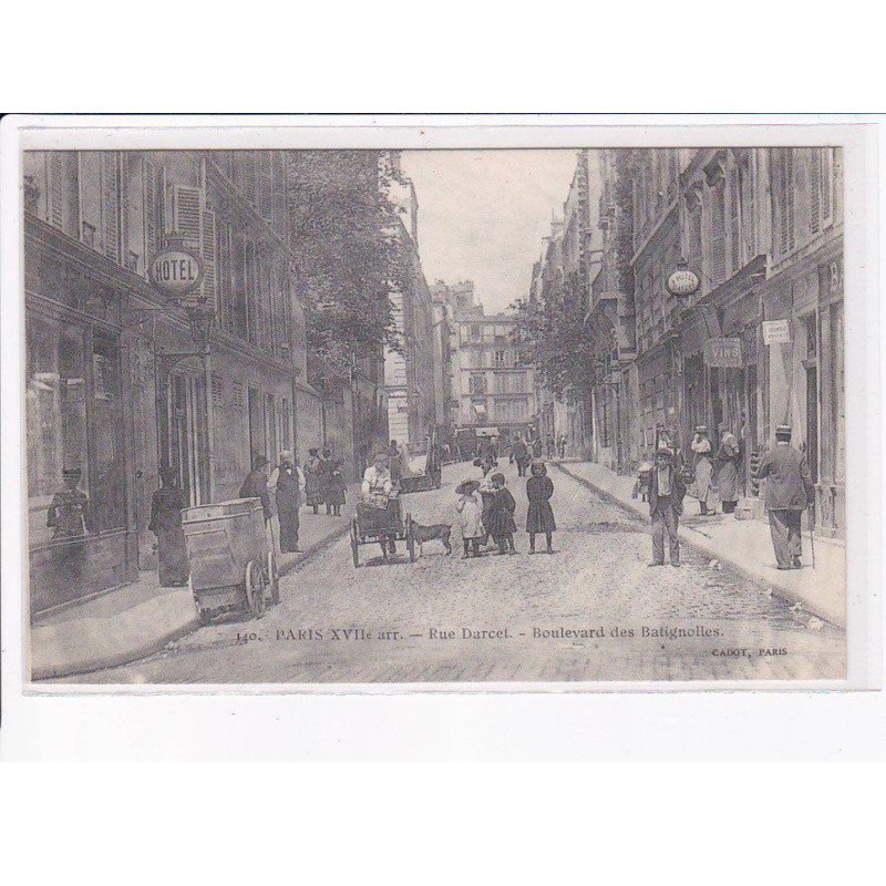 PARIS: 75017 rue darcet, boulevard des batignolles - très bon état