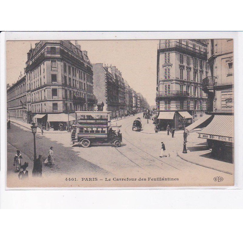 PARIS: 75005 le carrefour des feuillantines, autobus - très bon état