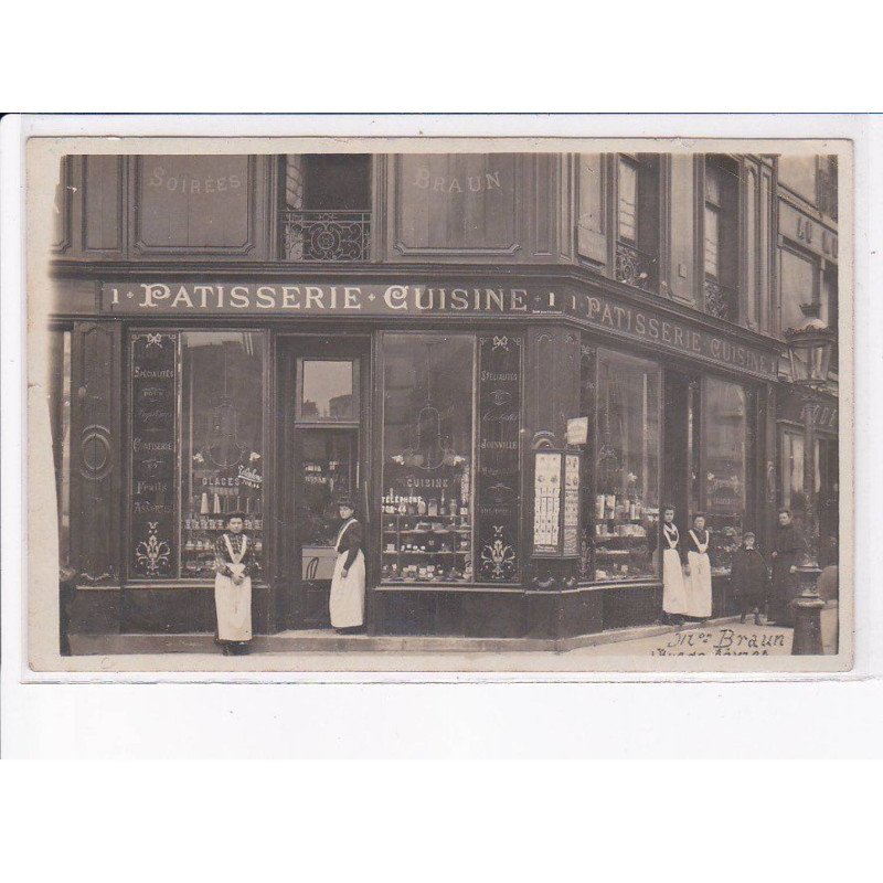 PARIS: 75006, maison braun, 1 rue de sevres, patisserie cuisine - état