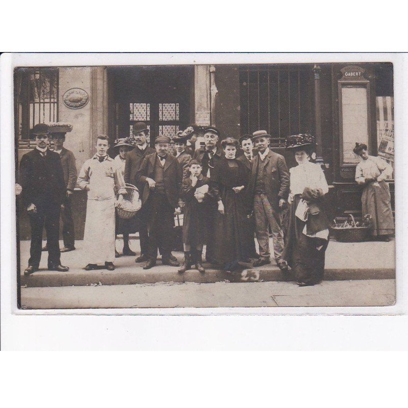 PARIS: 75002, rue feydreau (?) personnages, gabert - très bon état