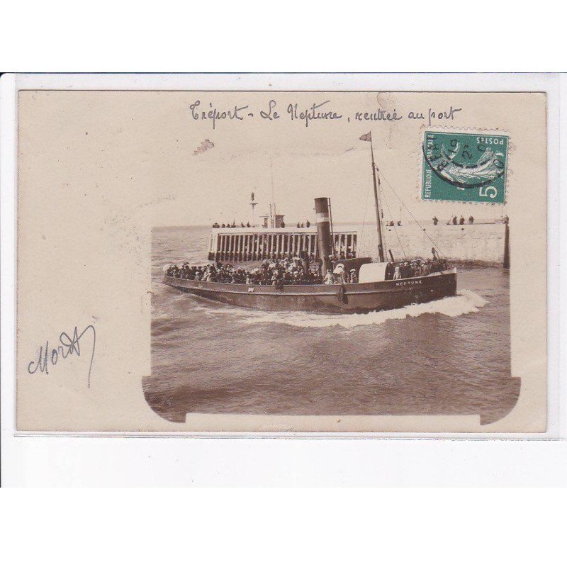 LE TREPORT: le neptune, rentrée au port - état