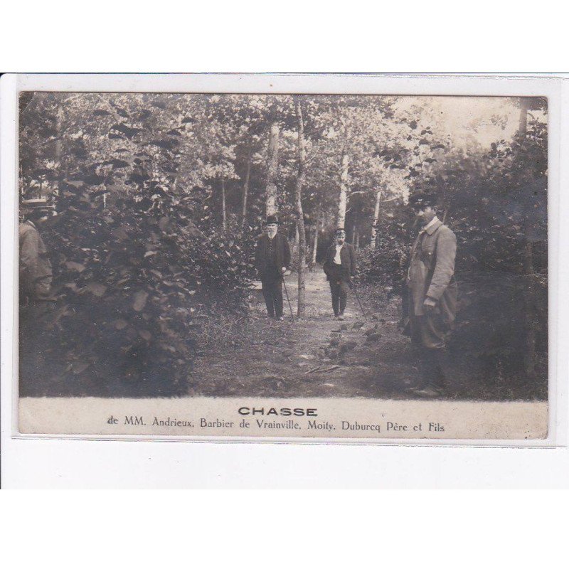 LA FERTE-sous-JOUARRE: garde chasse MM. andrieux barbier de vrainville moity duburcq père et fils - très bon état