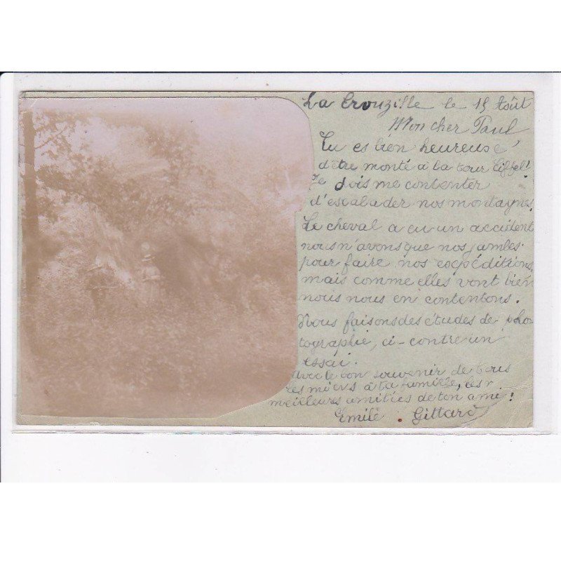 LA CROUZILLE: rocher - très bon état