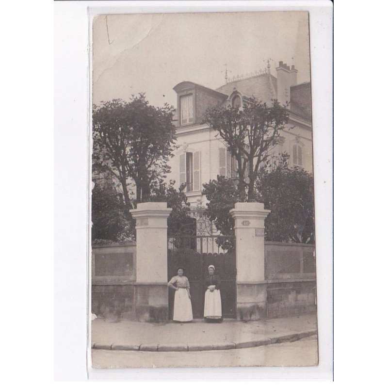 ASNIERES: angle rue du château et rue dussourt - état