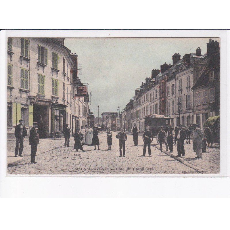 MAGNY-en-VEXIN: hôtel du grand cerf - très bon état