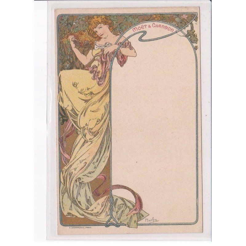 MUCHA Alphonse: verticale, moët et chandon - état