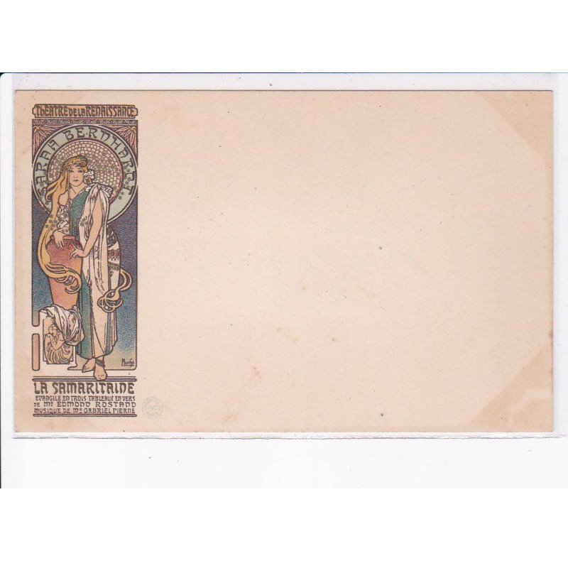 MUCHA Alphonse: la samaritaine, Sarah Bernhardt - état