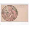 MUCHA Alphonse: souvenir de la belle jardinière, janvier - très bon état