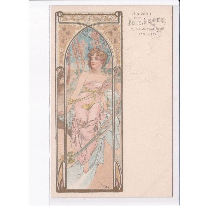 MUCHA Alphonse:  Les périodes du jour - souvenir de la belle jardinière - état