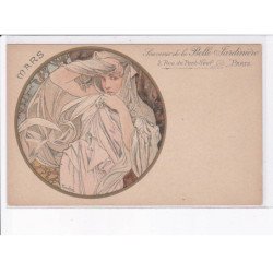 MUCHA Alphonse: souvenir de la belle jardinière, mars - très bon état