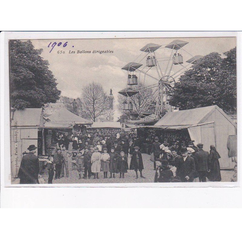 PARIS: 75012 foire aux jambon et aux pains d'épices, Gondry, les ballons dirigeables, manège - très bon état