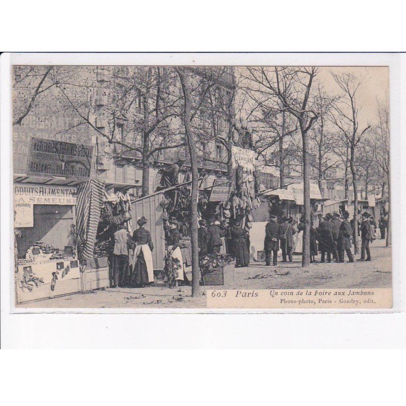 PARIS: 75011 foire aux jambons et à la ferraille, le service d'ordre - très bon état