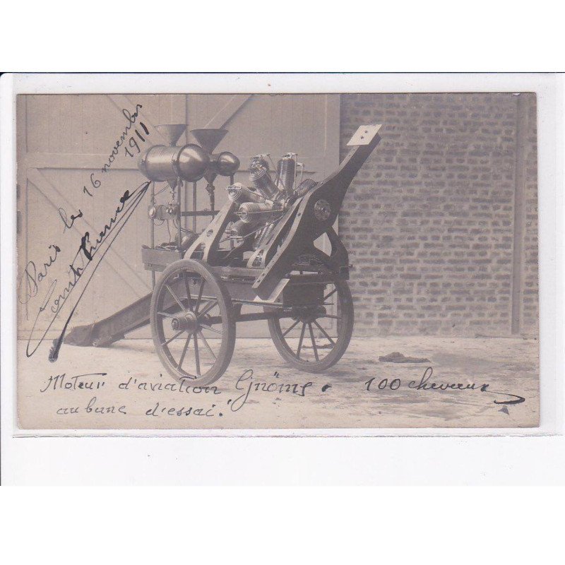 aviation, paris, moteur d'aviation gnöms (?) - très bon état