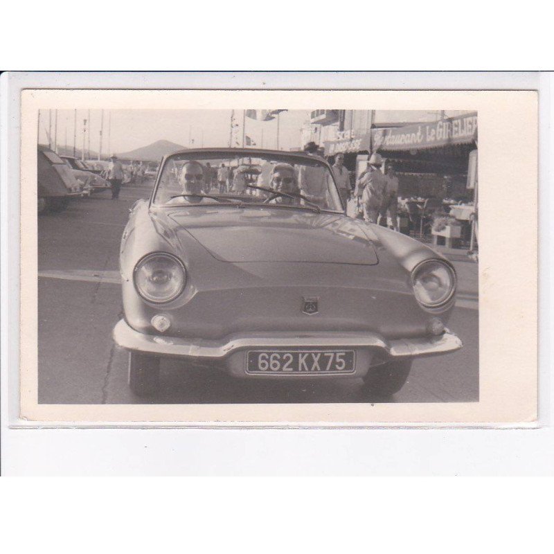 SAINT-TROPEZ: automobile (photo format 9x14 cm vers 1960)- très bon état