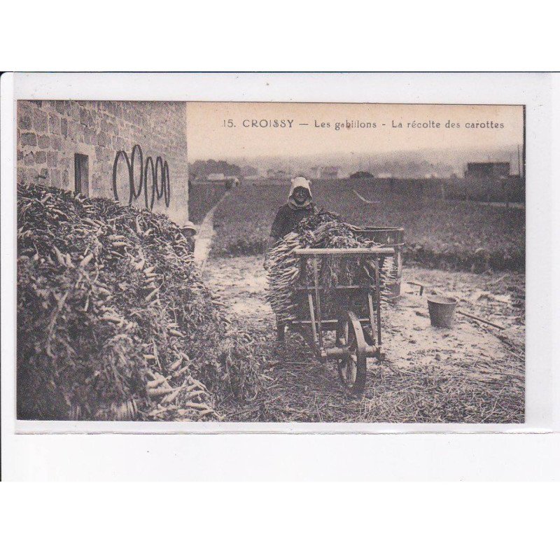CROISSY: les gabillons, la récolte des carottes - très bon état