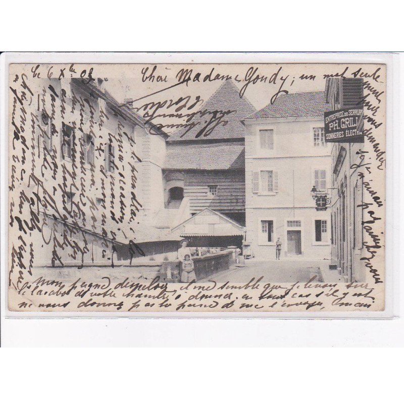 BELFORT: entreprise de serrures Ph. Grill, sonneries électriques - état