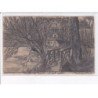 VERSAILLES: carte dessinée du Petit Trianon (chateau de Versailles) - très bon état