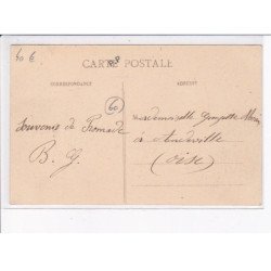 ABANCOURT: la place de la gare, hôtel broquet-davergne, restaurant - très bon état