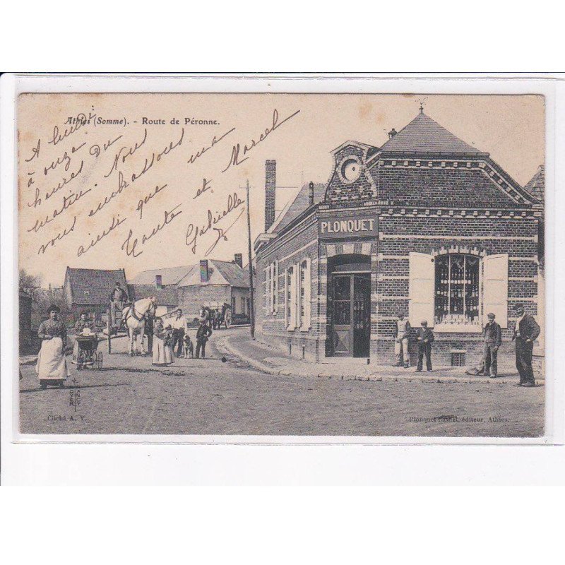 ATHIES: route de péronne, plonquet - très bon état