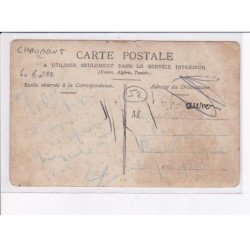 CHAUMONT: la maladiere, usine électrique, crue de 1910 - état