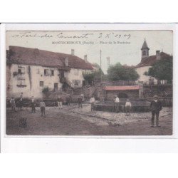 MONTCHEROUX: place de la fontaine - très bon état