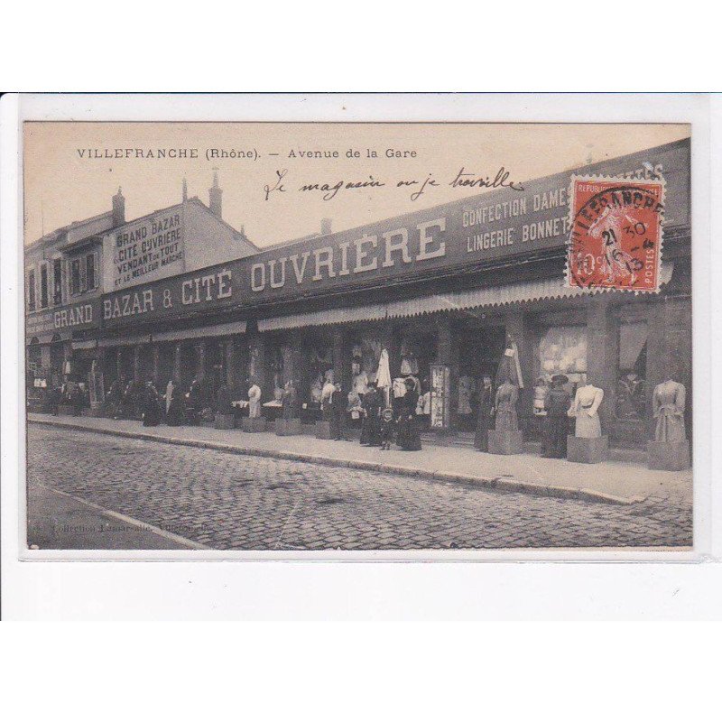 VILLEFRANCHE: avenue de la gare - très bon état