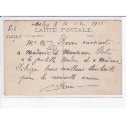 MALZY: scène de rue - très bon état