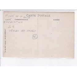 VEULES LES ROSES: café de la halle, café, coquatrix - très bon état