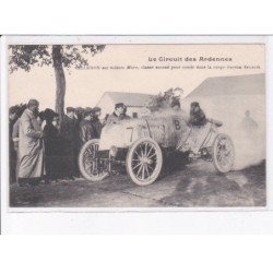 ARDENNES: le circuit des ardennes, salleron sur voiture mors, classé second pour courir - très bon état