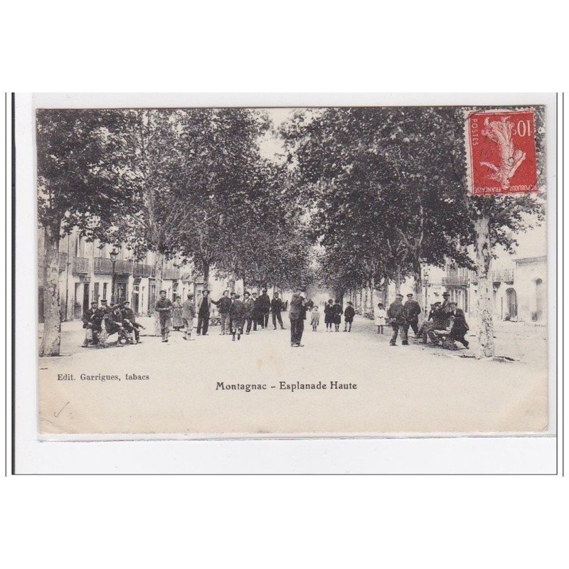 MONTAGNAC : esplanade haute - etat