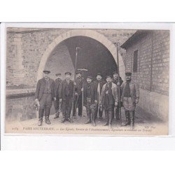 PARIS: les égouts service de l'assainissement égoutiers se rendant au travail, neurdein - très bon état