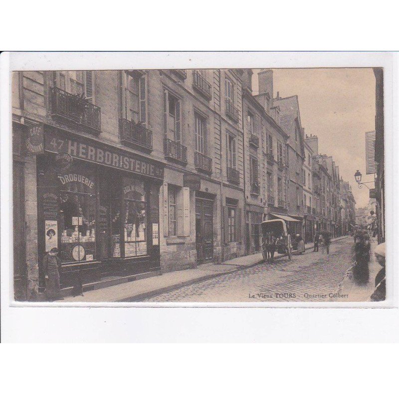 TOURS: herboristerie, le vieux tours, quartier colbert - très bon état
