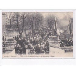 NEUVY-SAINT-SEPULCRE: le marché aux volailles - très bon état