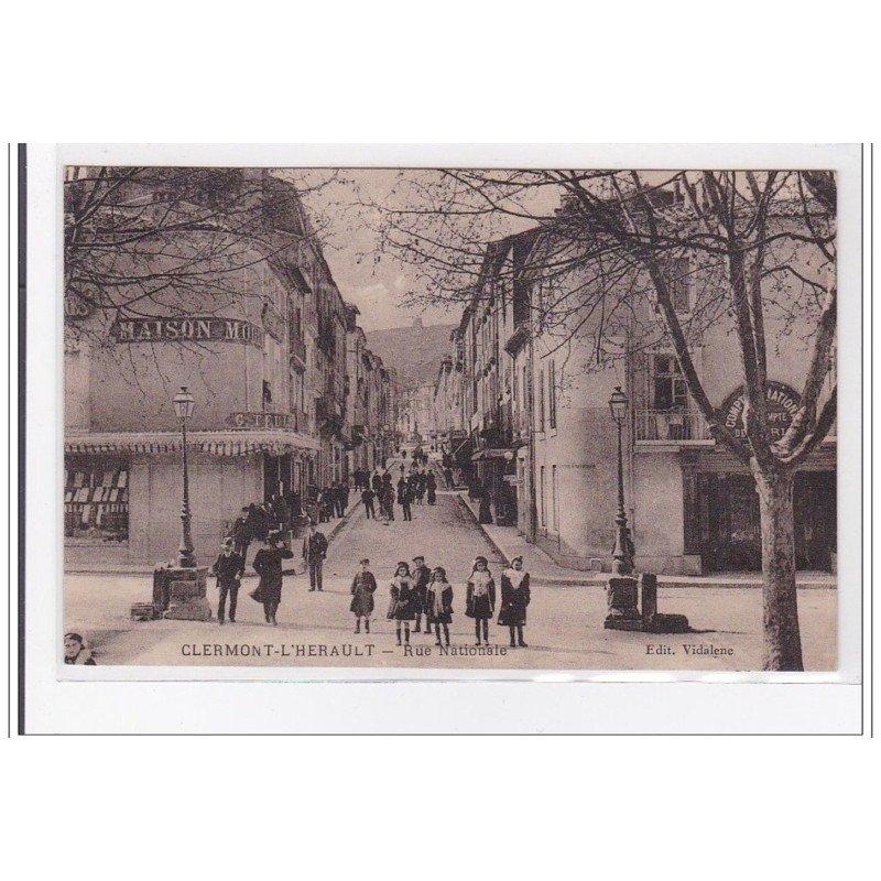 CLERMONT-L'HERAULT : rue national - tres bon etat