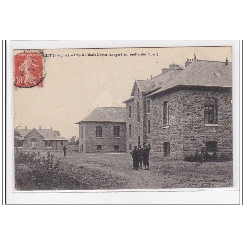 PLERGUER : hopital marie-louise inauguré en 1908 (cote ouest) - tres bon etat