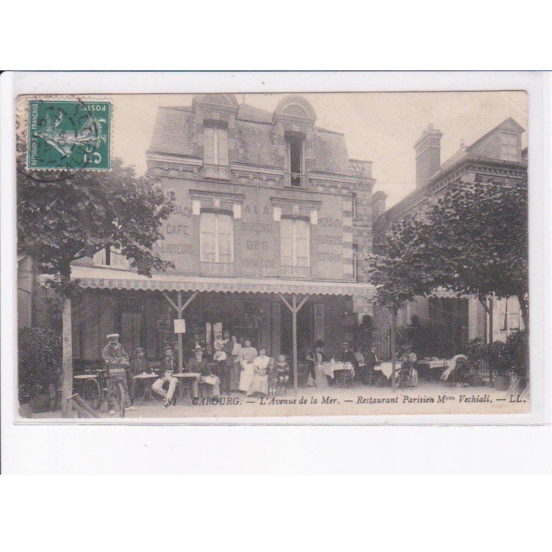 CABOURG: avenue de la mer restaurant parisien Maison vechiali - état