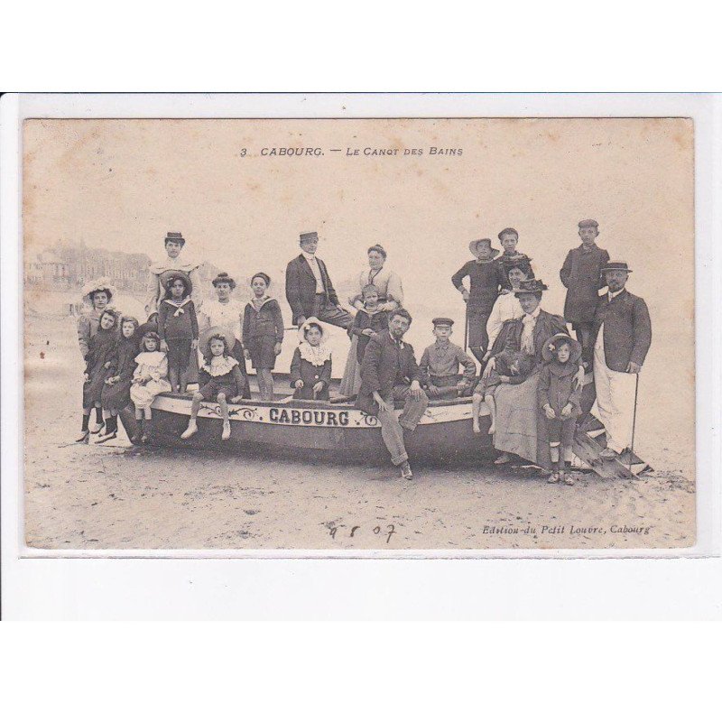 CABOURG: le canot des bains - très bon état