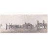 CABOURG: rallye, cheval, carte photo panoramique format 10,5x27,5 cm - très bon état