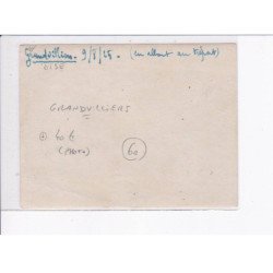 GRANDVILLIERS: personnages, agriculture (?), photo - très bon état