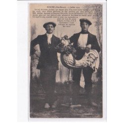 HORTES: 5 juillet 1914 le coq de notre clocher - très bon état