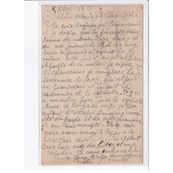 HORTES: 5 juillet 1914 le coq de notre clocher - très bon état