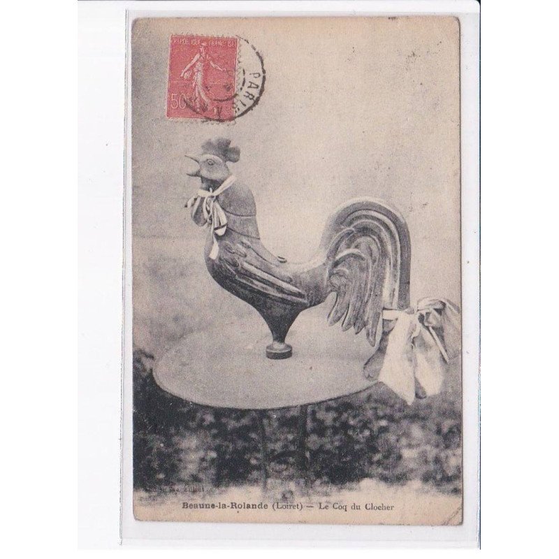 BNEAUNE-la-ROLANDE: le coq du clocher - état