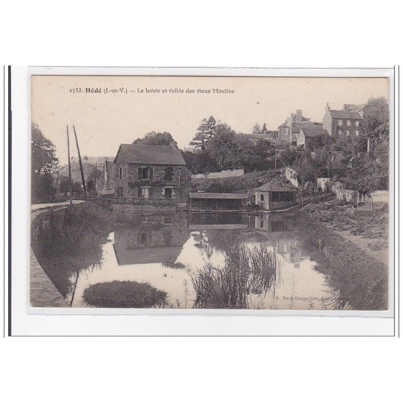 HEDE : le lavoir et vallée des vieux moulins - tres bon etat HEDE : le lavoir et vallée des vieux moulins - tres bon etat