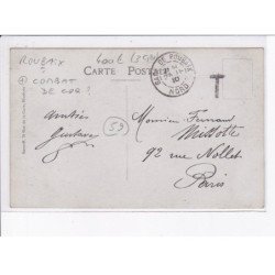 ROUBAIX: carte photo d'un coqueleur - elevage de coq combat - lot de 3CPA - très bon état