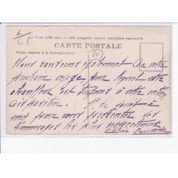 COURBESSAC-les-NIMES: ferme avicole, propriété de M.V. Espitalier, les parquets - très bon état