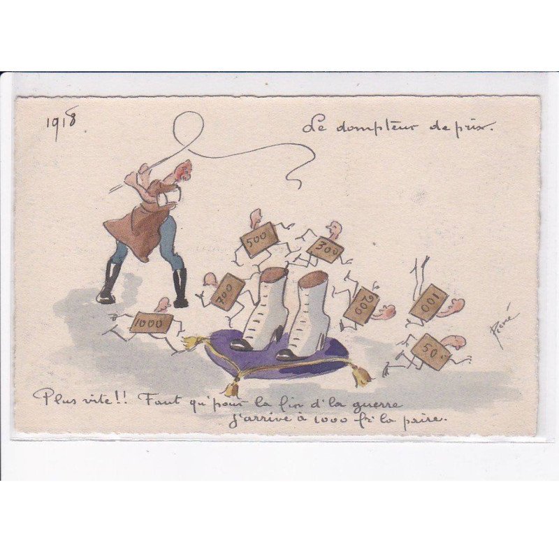 ILLUSTRATEUR: le dompteur de prix, politique - très bon état