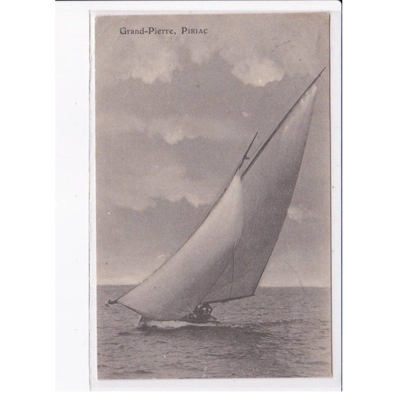 PIRIAC-sur-MER: grand-pierre, voilier - état