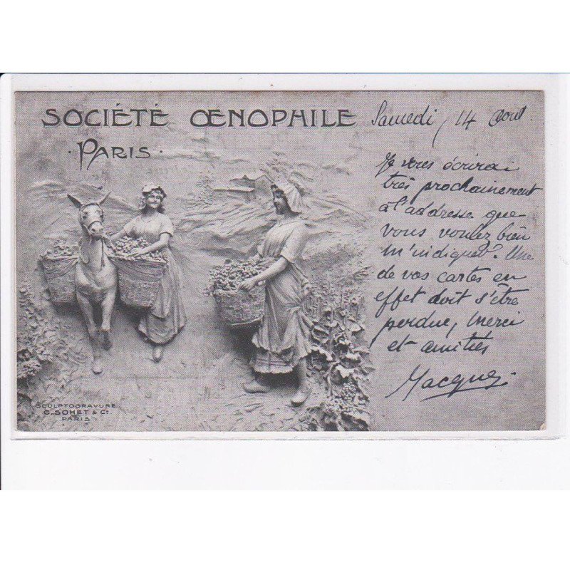 PARIS: société oenophile, vins - très bon état