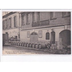 PARIS: 75012, bureaux et entrepôts André Roques, tonneaux, marchand de vins - très bon état